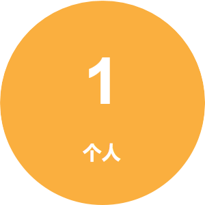1个人